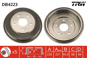 Bromstrumma, Bakaxel, HONDA CR-V I, HR-V, 42610-S70-000