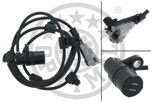 ABS-givare, Sensor, hjulvarvtal, Bakaxel vänster, TOYOTA 4 RUNNER III, LAND CRUISER 90, 89546-35030