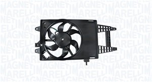 Fläkt, kylare, FIAT IDEA, PUNTO, PUNTO Skåp/halvkombi, LANCIA MUSA, YPSILON, 46745045, 51721477, 51738357