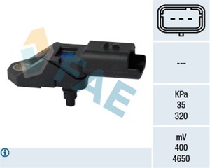 Sensor, insugstryck, CITROËN,FIAT,FORD,LANCIA,LAND ROVER,PEUGEOT, 1427942, 1438809, 1588A122, 1920 LG, 1920.LG, 6G9Q-9F479-AB, 96.493.96