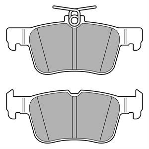 Bromsbeläggsats, Bakaxel, FORD,FORD USA, 2018449, 2211284, 2379248, 2433333, 2454300, 2494035, 5302023, 5333798, 5341206, 5341207, DG9C2