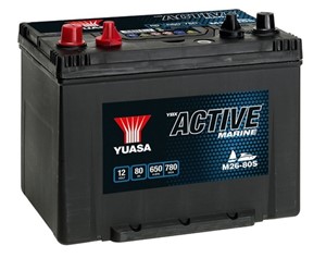 Yuasa Fritidsbatteri 12V, 95Ah, 850A, 1050MCA 1140 Wh, Universal