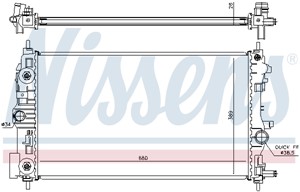 Kylare, motorkylning, CHEVROLET,OPEL,VAUXHALL, 1300 305, 13267669, 13310787, 39074661