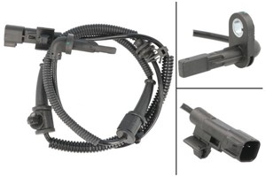 ABS-givare, Sensor, hjulvarvtal, Fram, höger eller vänster, OPEL,VAUXHALL, 12 47 326, 13359593