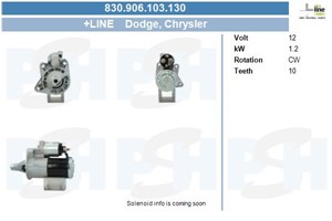 Startmotor, CHRYSLER 300C, 300C Touring, 04608800AC, 4608800A, 4608800AA, 4608800AC, M000T21171, M000T21171ZC, M0T21171, M0T21171ZC
