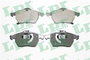 Bromsbeläggsats, Framaxel, OPEL ZAFIRA / ZAFIRA FAMILY B, SAAB 9-3, 9-3 Cabriolet, 9-5, 9-5 Kombi, 1605032, 1605984, 4778254, 4839924, 4