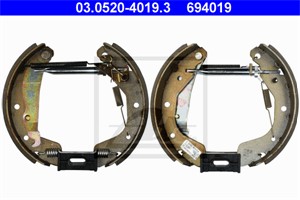 Bromsbackar, sats, Bakaxel, DAEWOO,OPEL,VAUXHALL