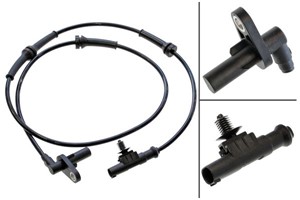 ABS-givare, Sensor, hjulvarvtal, Fram, höger eller vänster, LAND ROVER DISCOVERY III, DISCOVERY VAN III, SSB 5000 90, SSB 5000 92