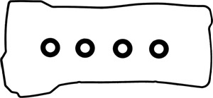 Packningssats, vippkåpa, TOYOTA CELICA Coupé, COROLLA, 11193-15010 (4x), 11213-88600 (1x)
