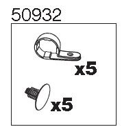 Fästsats till spoiler 50933