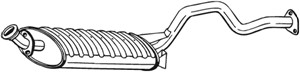 Mittenljuddämpare, MITSUBISHI PAJERO II, PAJERO Canvas Top II, MB651688, MB651696, MR160316