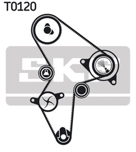 Kamremskit, CITROËN,NISSAN,PEUGEOT,ROVER, 0816.72, 0829.30, 0830.28, 0830.31, 0830.63, 0831.26, 0831.46, 0831.47, 0831.R3, 13028-6F900,