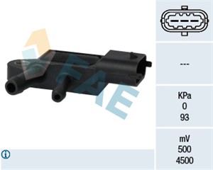 Sensor, avgastryck, ALFA ROMEO,FIAT,IVECO,JEEP,LANCIA,OPEL,SAAB,SUZUKI,VAUXHALL, 03C129620, 03C129620G, 0862023, 18590-62M00, 18590-62M0