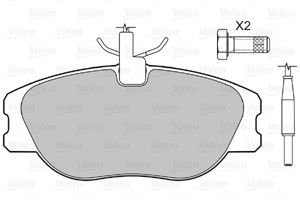 Bromsbeläggsats, Framaxel, CITROËN,FIAT,LANCIA,PEUGEOT, 425109, 4251-09, 425110, 4251-10, 425453, 4254-53, 71752992, 71770974, 9946016