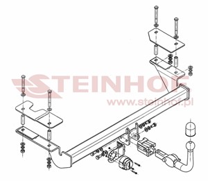 Dragkrok, Avtagbar, OPEL ASTRA H, ASTRA H GTC