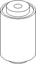 Bussning, axelhållare, Bak, Ytter, Bakaxel, båda sidor, Nedre, MERCEDES-BENZ, 220 352 02 65, 220 352 13 65, 222 352 08 65, A220 352 02 6