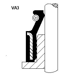 Ventilpackning, Avgas-/utsläppssidan, Insugsgrenrör