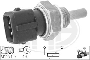 Sensor, kylvätsketemperatur, ALFA ROMEO 145, 146, 33, FIAT PALIO, PALIO Weekend, PUNTO, SIENA, 46449499, 60576529, 60809565
