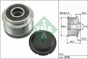 Frihjulskoppling, generator, ABARTH 124 Spider, ALFA ROMEO GIULIETTA, GIULIETTA Skåp/halvkombi, FIAT 124 Spider, 500X, JEEP RENEGADE SUV