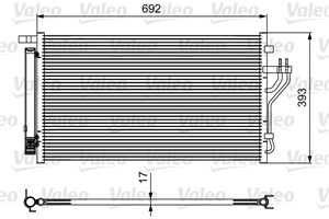 Kondensor, klimatanläggning, HYUNDAI ix35, KIA CARENS IV, SPORTAGE III, 976062Y500, 97606-2Y500