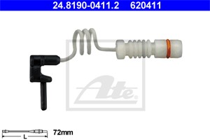 Varningssensor, bromsbeläggslitage, Bakaxel, Framaxel, MERCEDES-BENZ G-KLASS [W463], M-KLASS [W163], 202 540 07 17, A 202 540 07 17