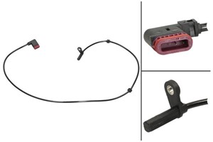 ABS-givare, Sensor, hjulvarvtal, MERCEDES-BENZ GLK-KLASS [X204], 204 540 13 17, 2045401317, A204 540 13 17, A2045401317
