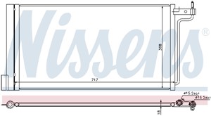 Kondensor, klimatanläggning, FORD, 1684204, 1769313, 2010987, AV61-19710-AA, AV61-19710-AB, AV61-19710-AC, AV64-19710-AA