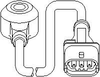 Knackningssensor, OPEL,SAAB,VAUXHALL, 09158720, 62 38 181, 9158720
