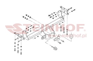 Dragkrok, Standard, NISSAN NP300 NAVARA, NP300 NAVARA Flak/chassi