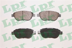 Bromsbeläggsats, Framaxel, CITROËN C3 I, FIAT DOBLO Minibus, minivan, DOBLO Skåp/stor limousine, IDEA, LANCIA MUSA, 77362743, 77364897