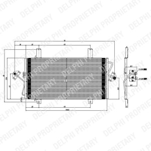 Kondensor, klimatanläggning, OPEL,RENAULT, 4500908, 7701 044 406, 9161208