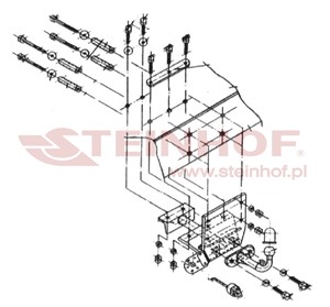 Dragkrok, Standard, OPEL ASTRA F Kombi, ASTRA F Kombi Classic