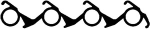 Packning, insugsgrenrör, DAEWOO,MERCEDES-BENZ,SSANGYONG, 601 141 01 80, 601 141 02 80, 601 141 11 80