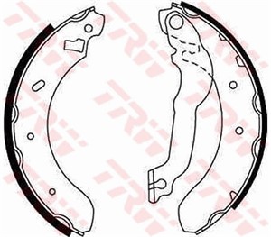 Bromsbackar, sats, FORD, 5027753, 6500945, 91AB-2200-MA