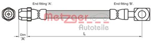 Bromsslang, framaxel höger, framaxel vänster, MINI MINI, MINI Cabriolet, 34 10 6 779 817, 34 30 6 794 002, 3432 1 503 079