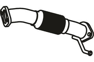 Flexrör, avgassystem, Fram, HYUNDAI i30, i30 Kombi, KIA CEE'D Halvkombi, CEE'D SW, 28610-1H800, 28610-2L810