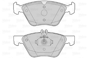 Bromsbeläggsats, Framaxel, CHRYSLER,MERCEDES-BENZ, 0024204520, 0024205020, 0034208320, 0044200320, 0044200720, 24204520, 24205020, 34208