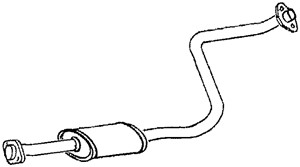 Mittenljuddämpare, Mitt, MAZDA PREMACY, FP50-40-300, FP67-40-300A