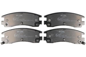 Bromsbeläggsats, Bakaxel, BUICK,CADILLAC,CHEVROLET,OPEL,VAUXHALL, 12510048, 1605939, 18023377, 18024530, 18024930, 18029644, 18029826