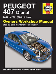 Haynes Reparationshandbok, Peugeot 407 Diesel, Universal