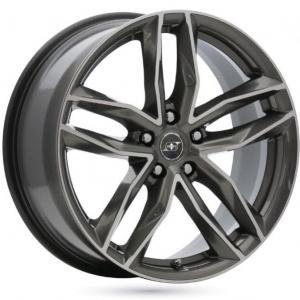 Infiny Individual Wolfburg Gunmetal Machined Face 7.5x17 5/100 ET35 B57.1