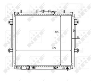 Kylare, motorkylning, TOYOTA LAND CRUISER PRADO, 164000P320, 1640031710, 1640031711, 1640031720, 1640031721, 1640031722, 1640031A80