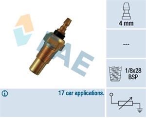 Kylvätsketemperatur-sensor, ACURA,KIA,ROVER, 37750-PC1-004, G607-18-510, KK150-1851X, KK151-18510 A, KK151-18510, TS-269, TS-86