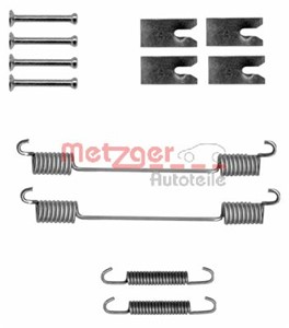 Tillbehörssats, bromsbackar, Bak, Bakaxel, CITROËN,FIAT,PEUGEOT