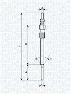 Glödstift, ALFA ROMEO,CITROËN,FIAT,FORD,LANCIA,OPEL,PEUGEOT, 1724842, 1826357, 55 564 219, 55210051, 55238404, 55564219, 5960 L4, 5960L4