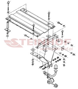 Dragkrok, Standard, OPEL OMEGA A, OMEGA B