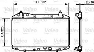 Kylare, motorkylning, HONDA CIVIC Hatchback VIII, 19010RSHE01, 19010-RSH-E01