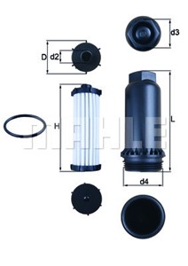 Hydraulikfilter, automatväxellåda, FORD,FORD USA,MITSUBISHI,RENAULT,VOLVO, 152004740R, 1564960, 1564965, 1589089, 2513A040, 31256837, 31