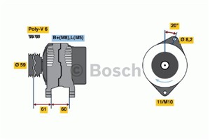 Generator, CITROËN,FIAT,PEUGEOT, 500 3712 44, 5702 C0, 5702 C1, 5705 AF, 5705 EV