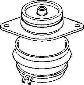 Motorkudde, Höger bak, SEAT,VW, 1H0 199 262E
